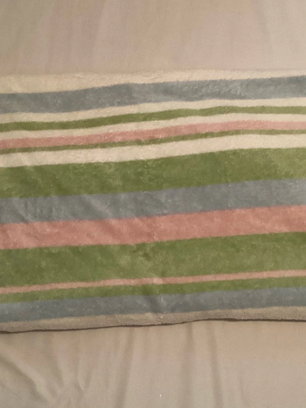 Oversized 100% Polyester Soft Striped Blanket Throw